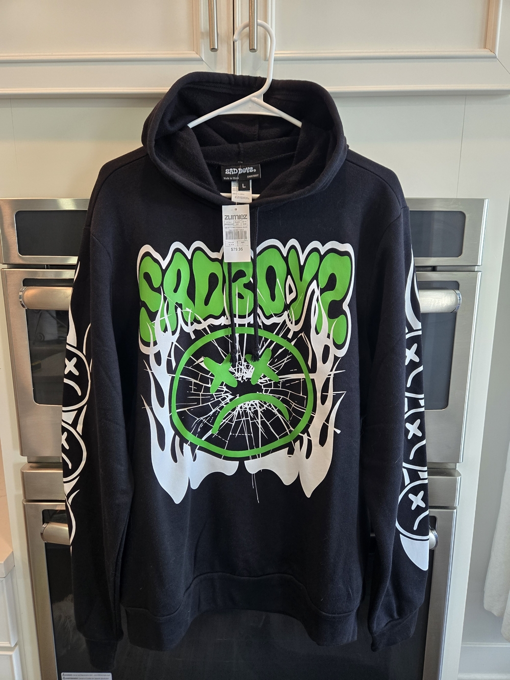🔥SAD BOYZ by Junior H. "Webb" Sweatshirt, New w/Tags, Size L